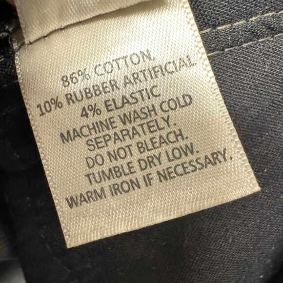 Ecru Jeans Womens 8 (30x31 ACTUAL) Gray Morrison Leather-Look Denim - Picture 7 of 8